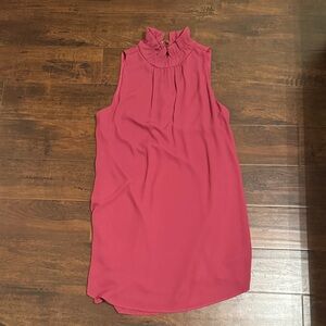 Tyche Sleeveless Fuchsia Mini Dress